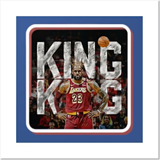 LeBron james King Posters and Art